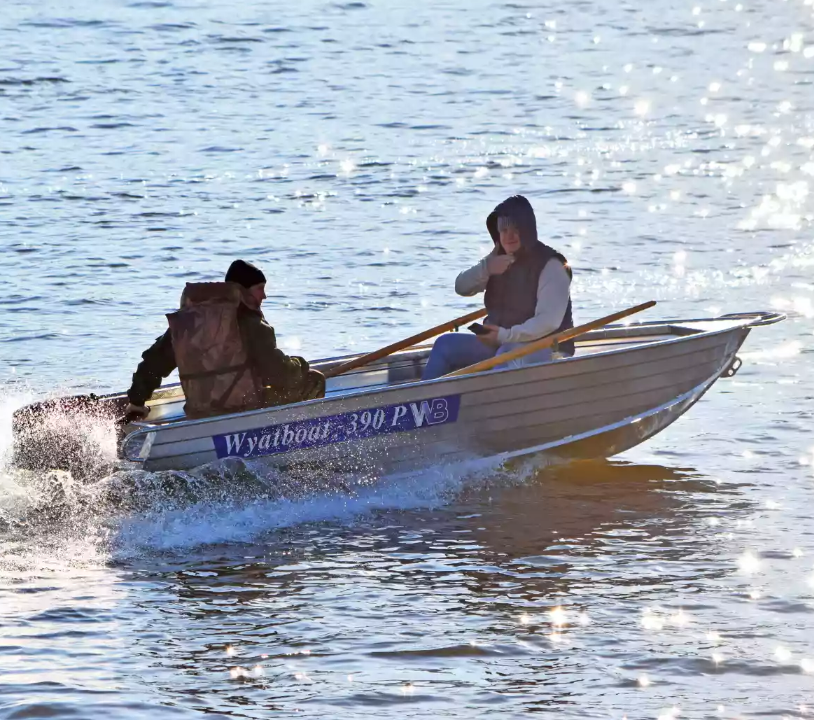 Алюминиевая лодка Wyatboat-390 P в Туапсе