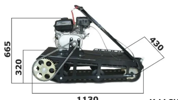 Мотобуксировщик XTREME-MOTORS "Конек-Горбунок" 6.5 л.с. в Туапсе