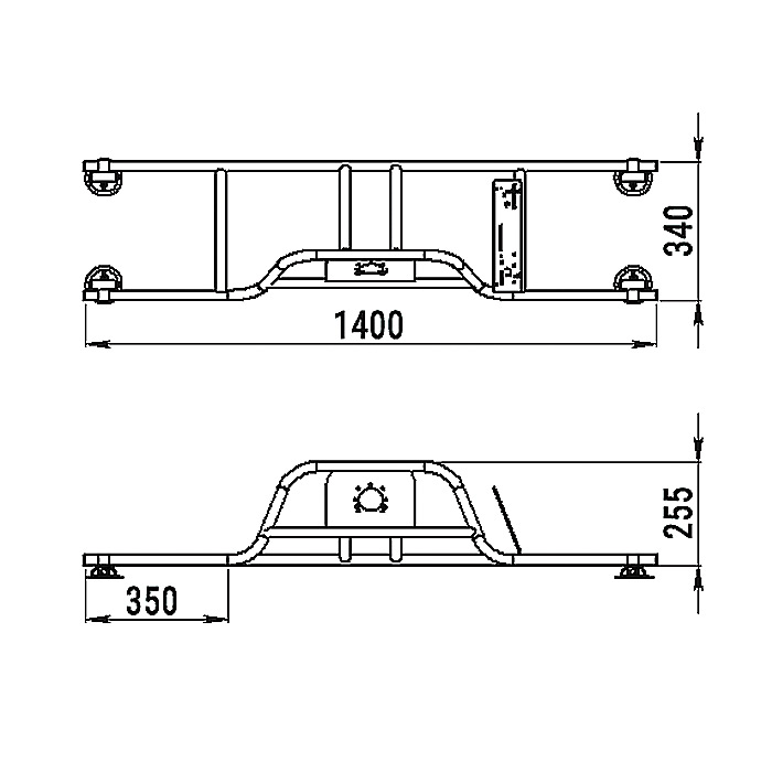 Стойка рулевая с бортовым креплением малая в Туапсе