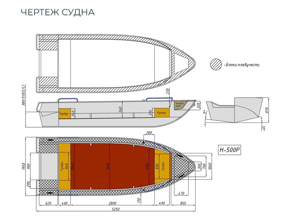 Алюминиевая лодка Неман-500 P в Туапсе