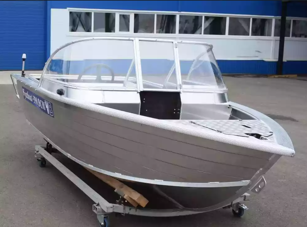 Алюминиевая лодка Wyatboat-390 DCM Увеличенный борт в Туапсе