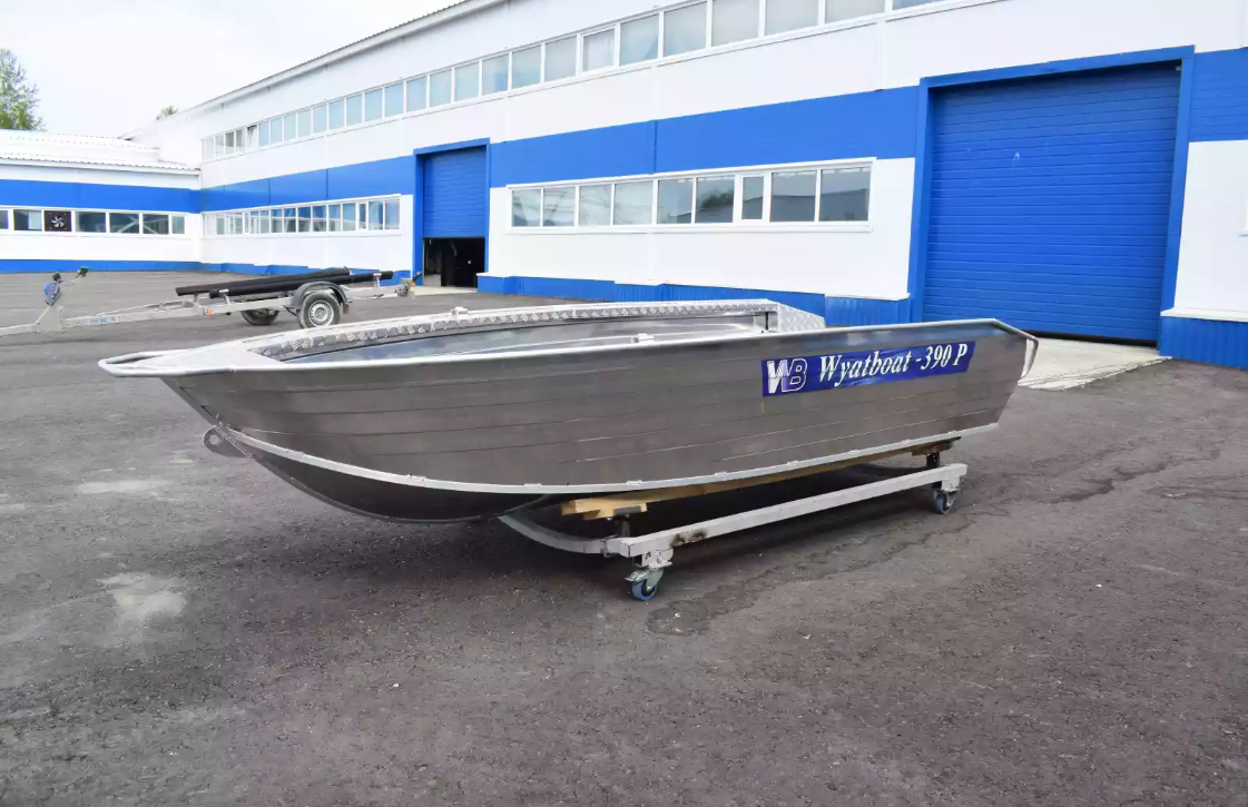 Алюминиевая лодка Wyatboat-390Р Увеличенный борт в Туапсе