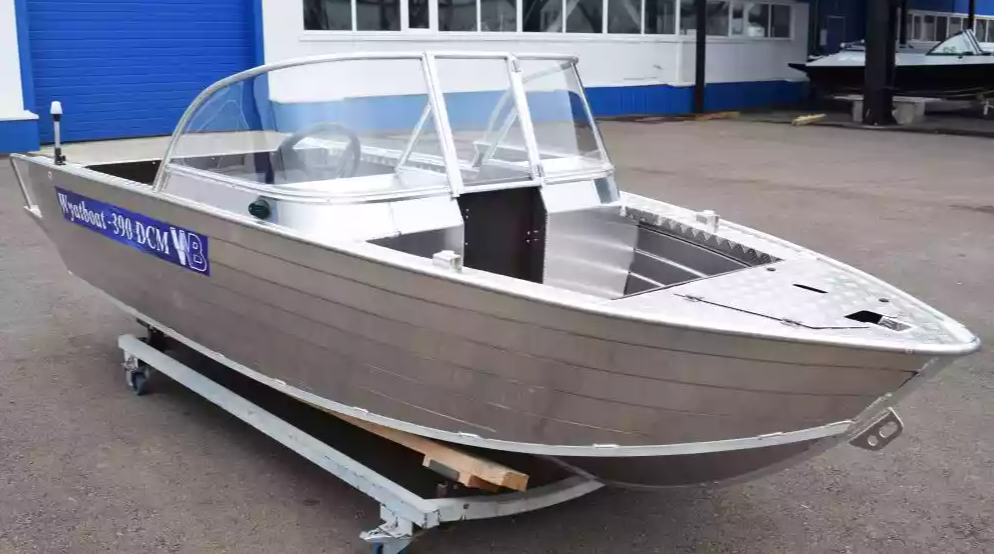 Алюминиевая лодка Wyatboat-390 DCM Увеличенный борт в Туапсе