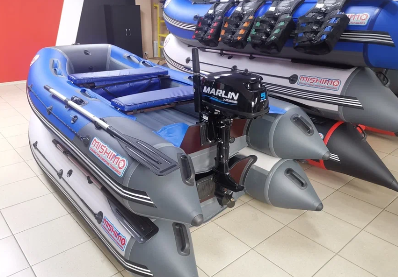 КОМПЛЕКТ ЛОДКА MISHIMO LITE 315 + МОТОР 5л.с в Туапсе