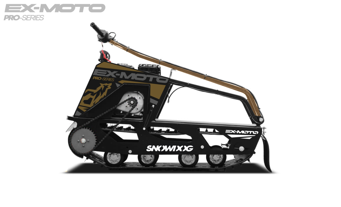 Мотобуксировщик EX-MOTO SNOWDOG S380 8л.с. в Туапсе