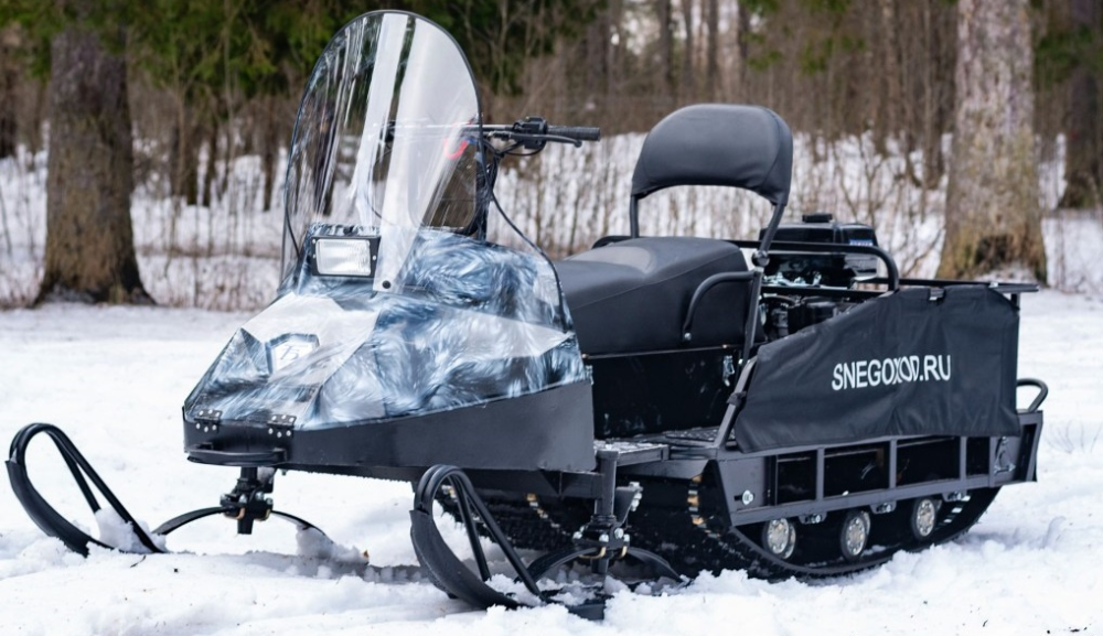 Миниснегоход Бурлак Егерь Экспедитор 15 л.с. , реверс, тормоз, капот белый в Туапсе