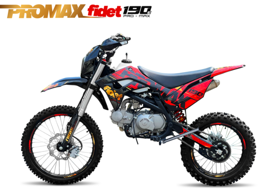 Мотоцикл (питбайк) PROMAX FIDET (ФАЙДЕТ) 190E MAX PRO LUX 19/16 в Туапсе