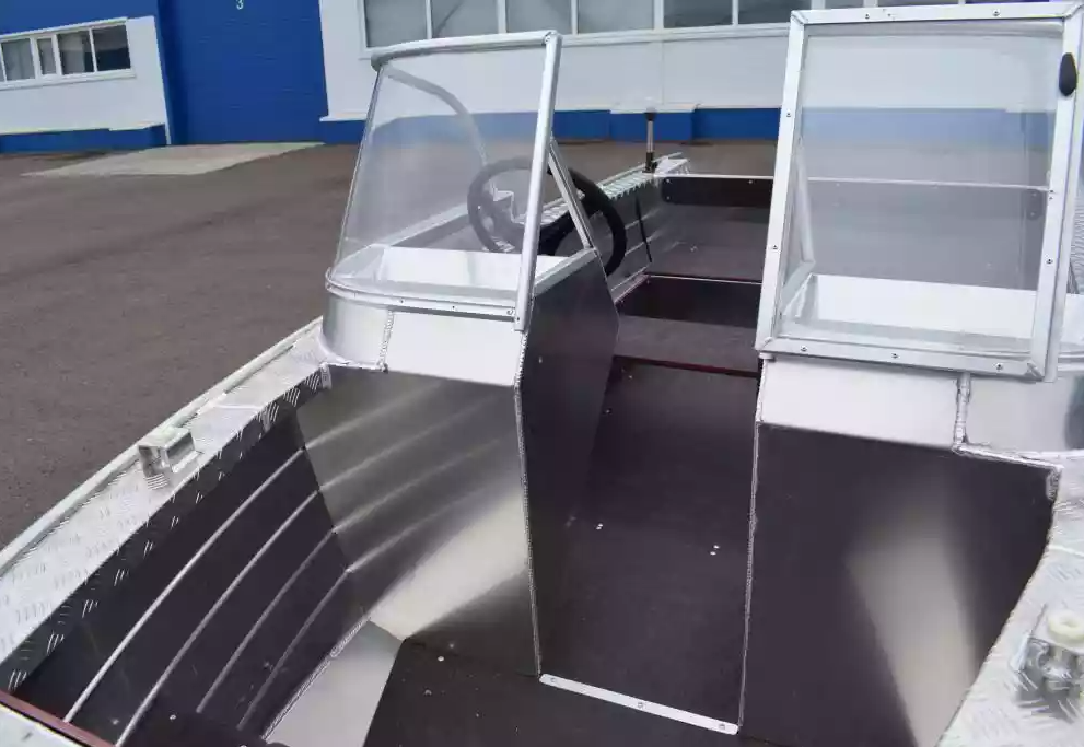 Алюминиевая лодка Wyatboat-390 DCM Увеличенный борт в Туапсе