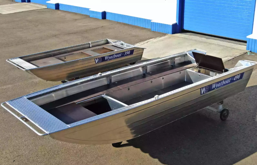 Алюминиевая лодка Wyatboat-490 Jonboat в Туапсе