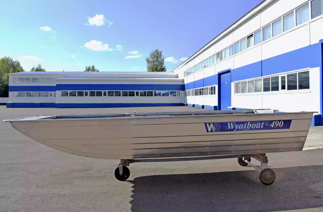 Алюминиевая лодка Wyatboat-490 Jonboat в Туапсе