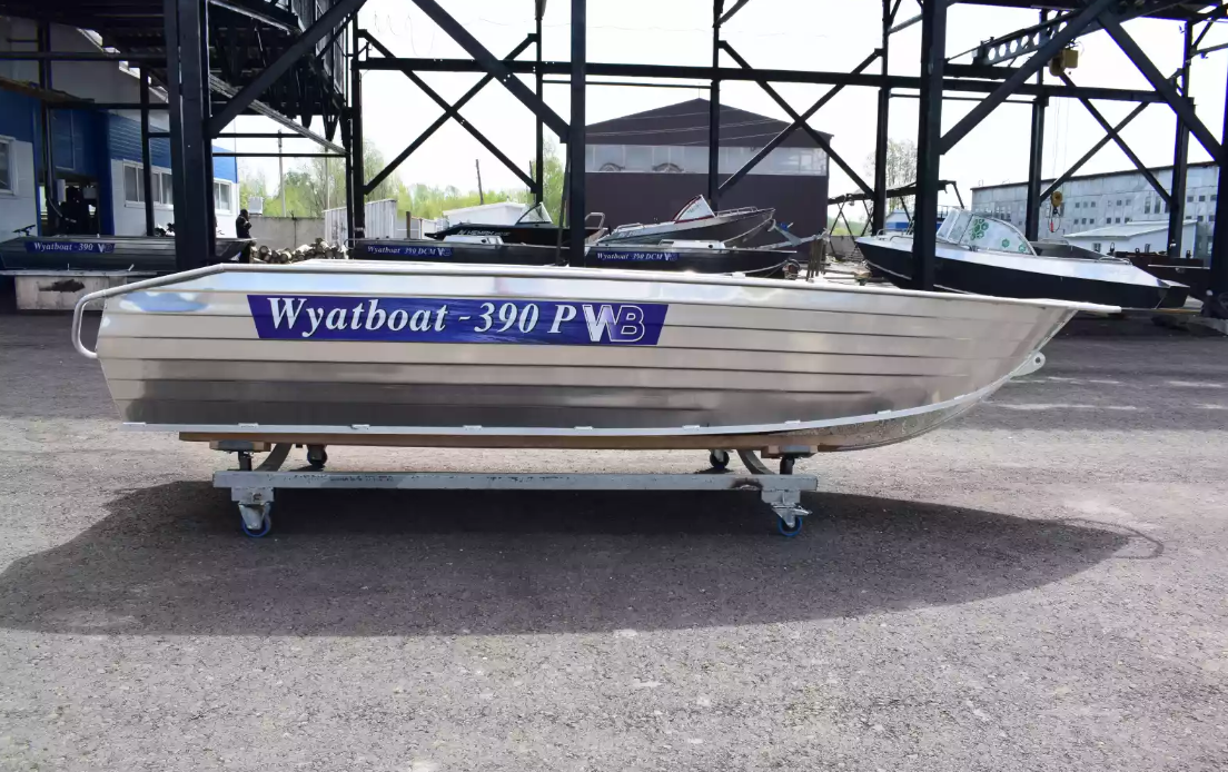 Алюминиевая лодка Wyatboat-390Р Увеличенный борт в Туапсе