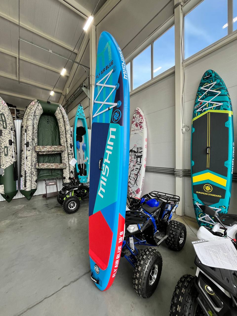 SUP (САП) Доска MISHIMO FLY AIR BLUE 10,8’ (330см) в Туапсе