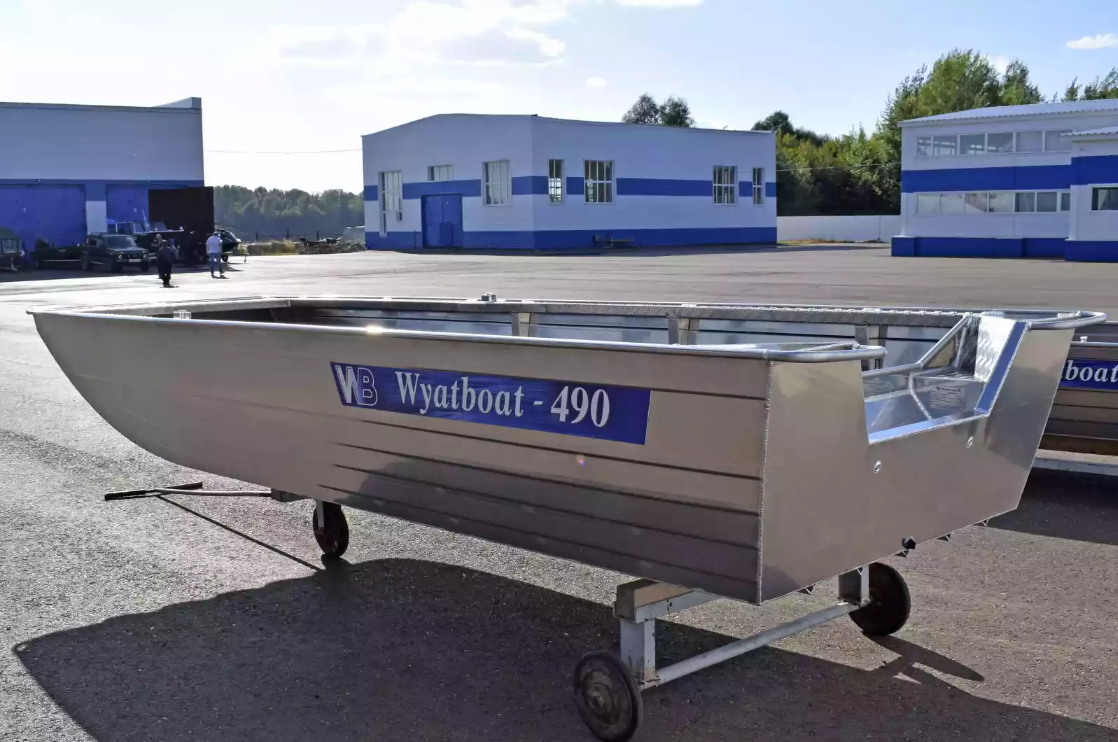 Алюминиевая лодка Wyatboat-490 Jonboat в Туапсе