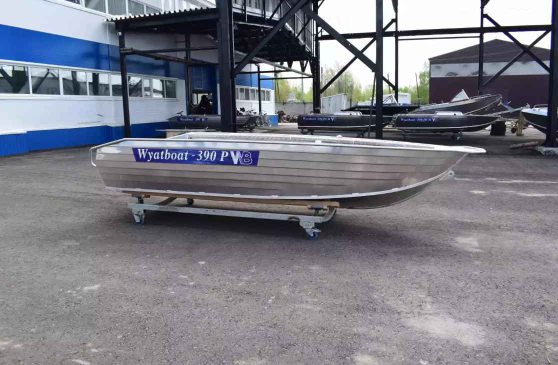 Алюминиевая лодка Wyatboat-390Р Увеличенный борт в Туапсе