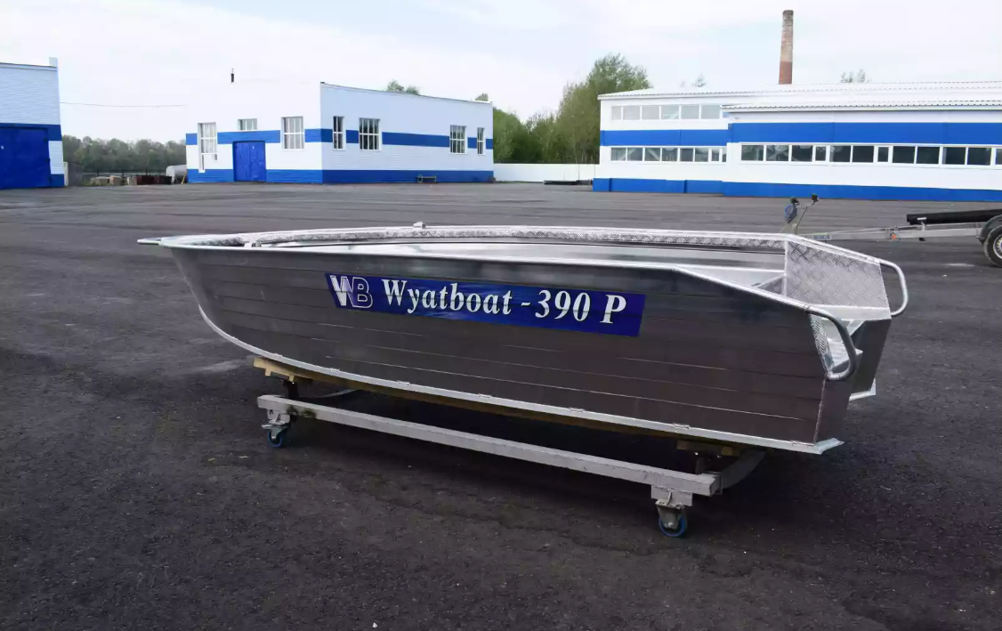 Алюминиевая лодка Wyatboat-390Р Увеличенный борт в Туапсе