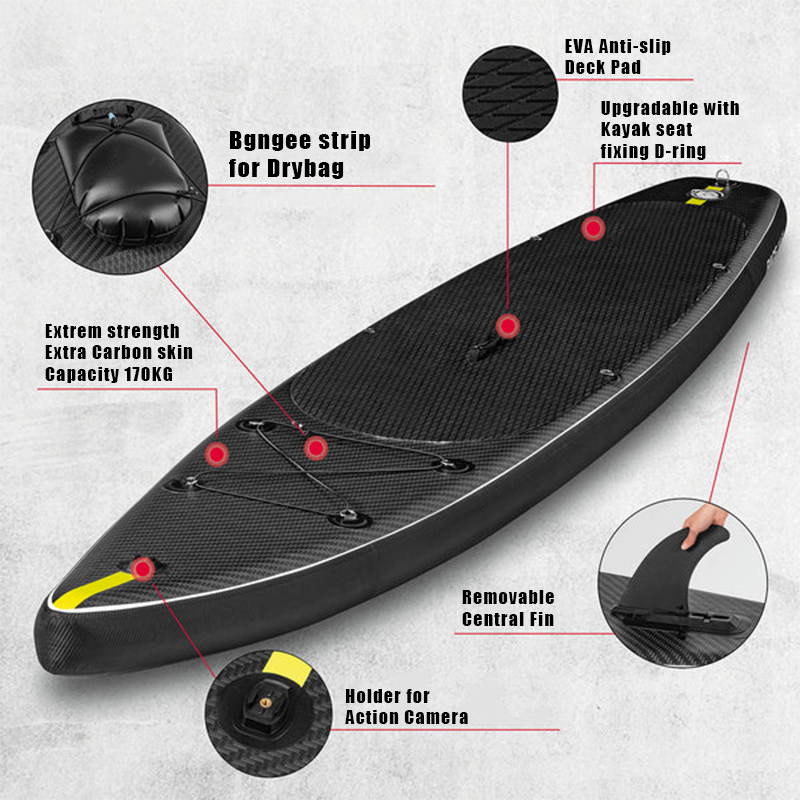 SUP (САП) ДОСКА MISHIMO CARBON DARKSIDE 10.6’ (325СМ) в Туапсе
