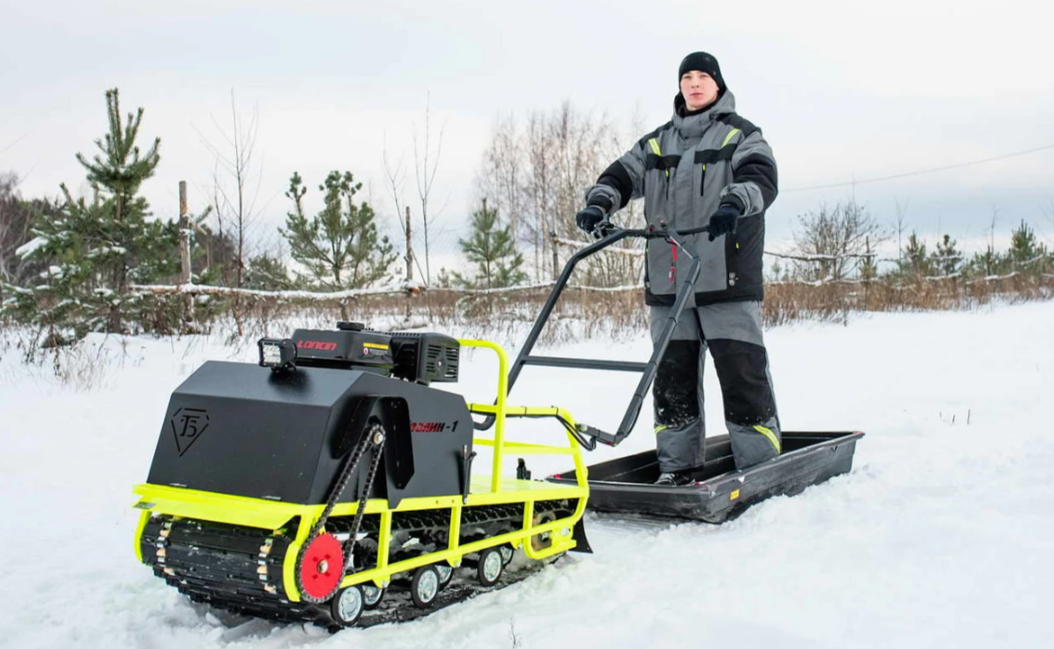 Мотобуксировщик Бурлак ХОЗЯИН-1 (капот металл) в Туапсе