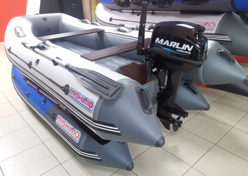 КОМПЛЕКТ ЛОДКА MISHIMO LITE 350 + МОТОР 9,8 Л.С. в Туапсе
