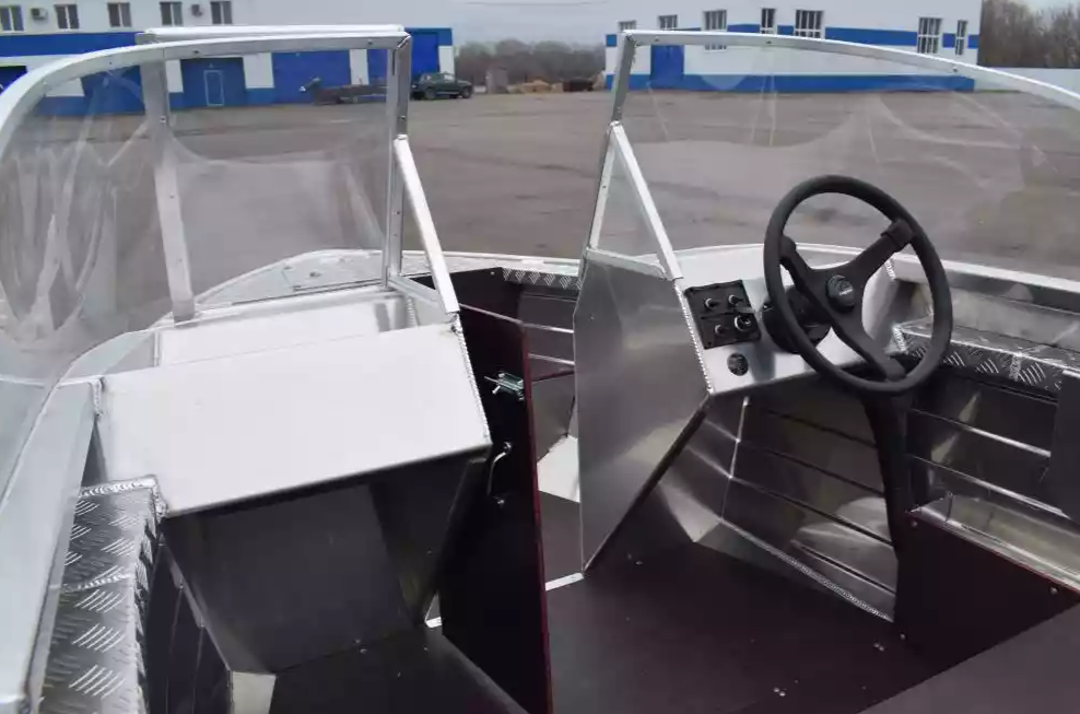 Алюминиевая лодка Wyatboat-390 DCM Увеличенный борт в Туапсе