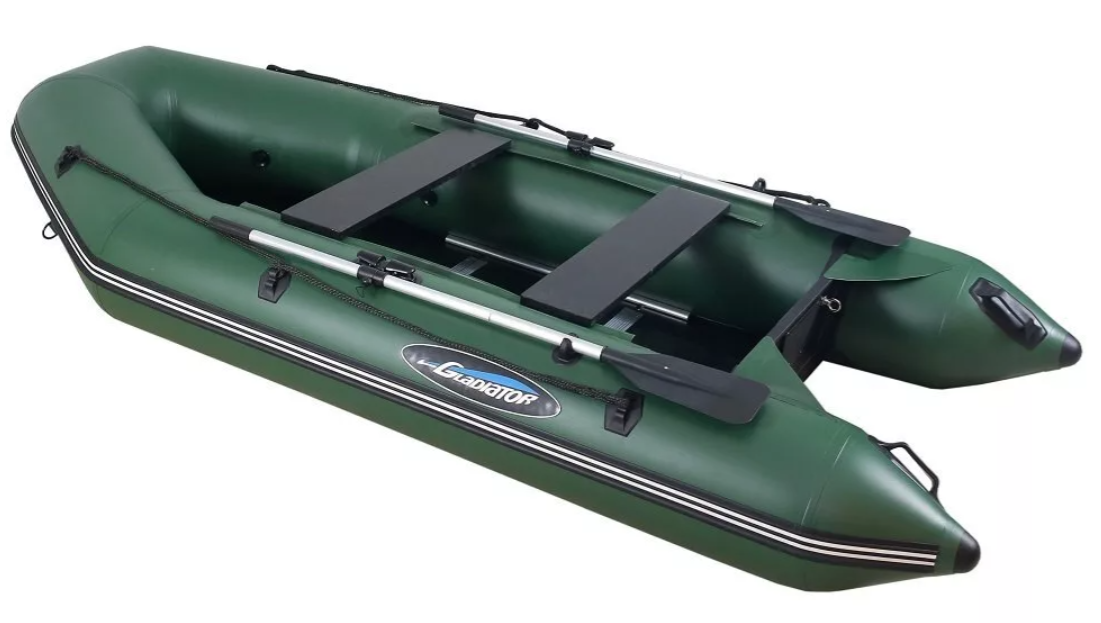 МОТОРНО-ГРЕБНАЯ ЛОДКА ПВХ GLADIATOR А 340 ТК С ФАНЕРНЫМ ПОЛОМ в Туапсе