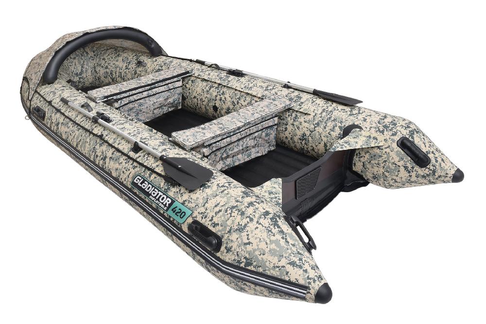 НАДУВНАЯ ЛОДКА GLADIATOR E450PRO в Туапсе