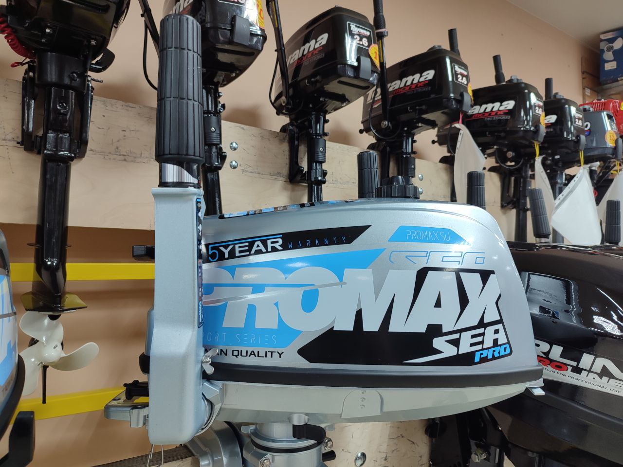 Лодочный мотор PROMAX SP5FHS (внешний бак 12 л) в Туапсе