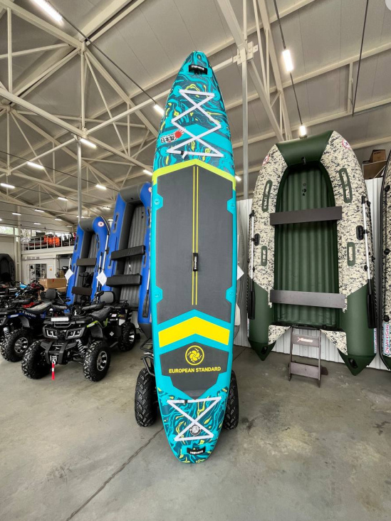 SUP (САП) Доска MISHIMO PRO-MAX Light Teal 12,6’ (385см) в Туапсе
