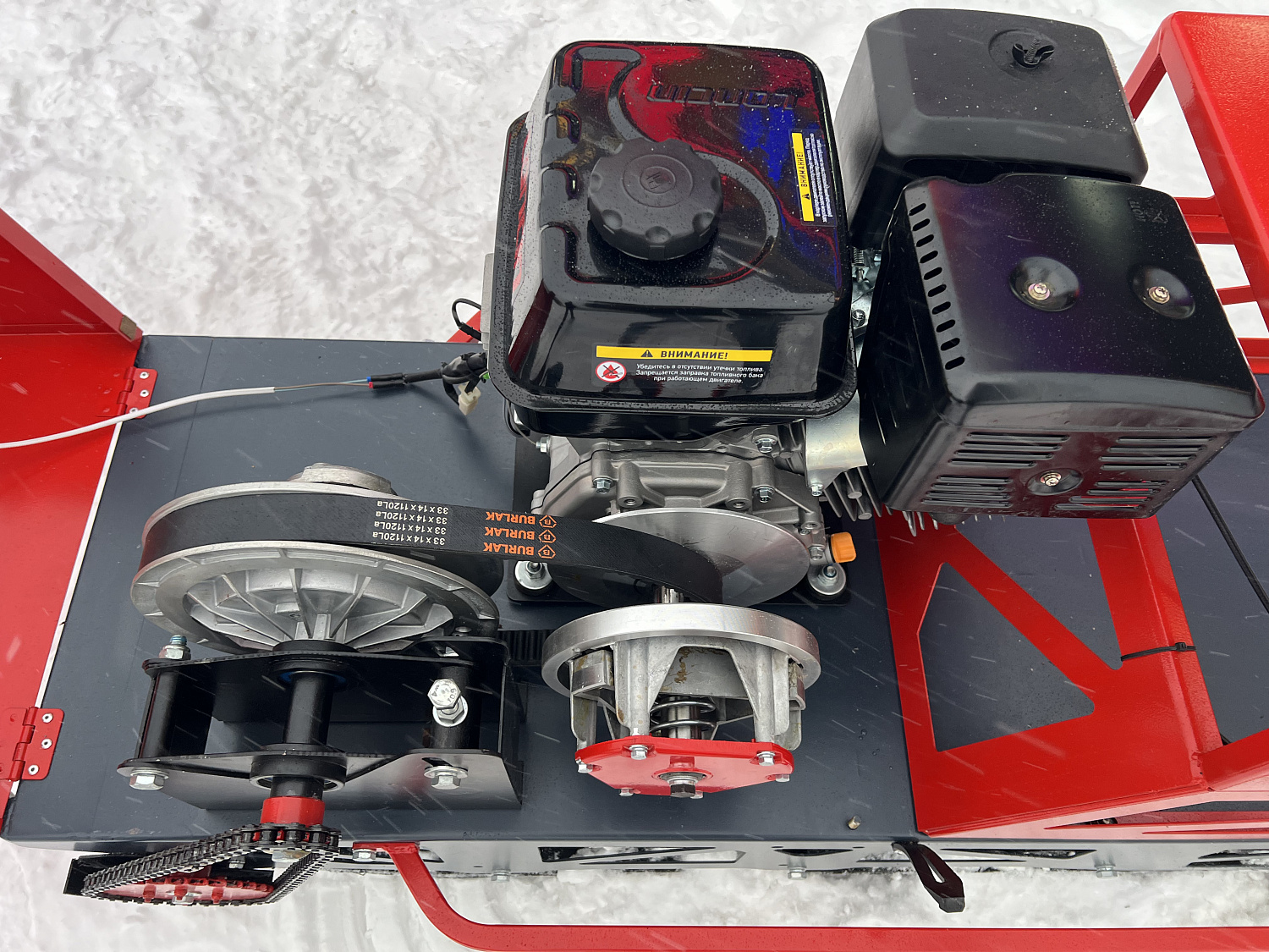 Мотобуксировщик EX-MOTO SNOWDOG S500 15л.с в Туапсе