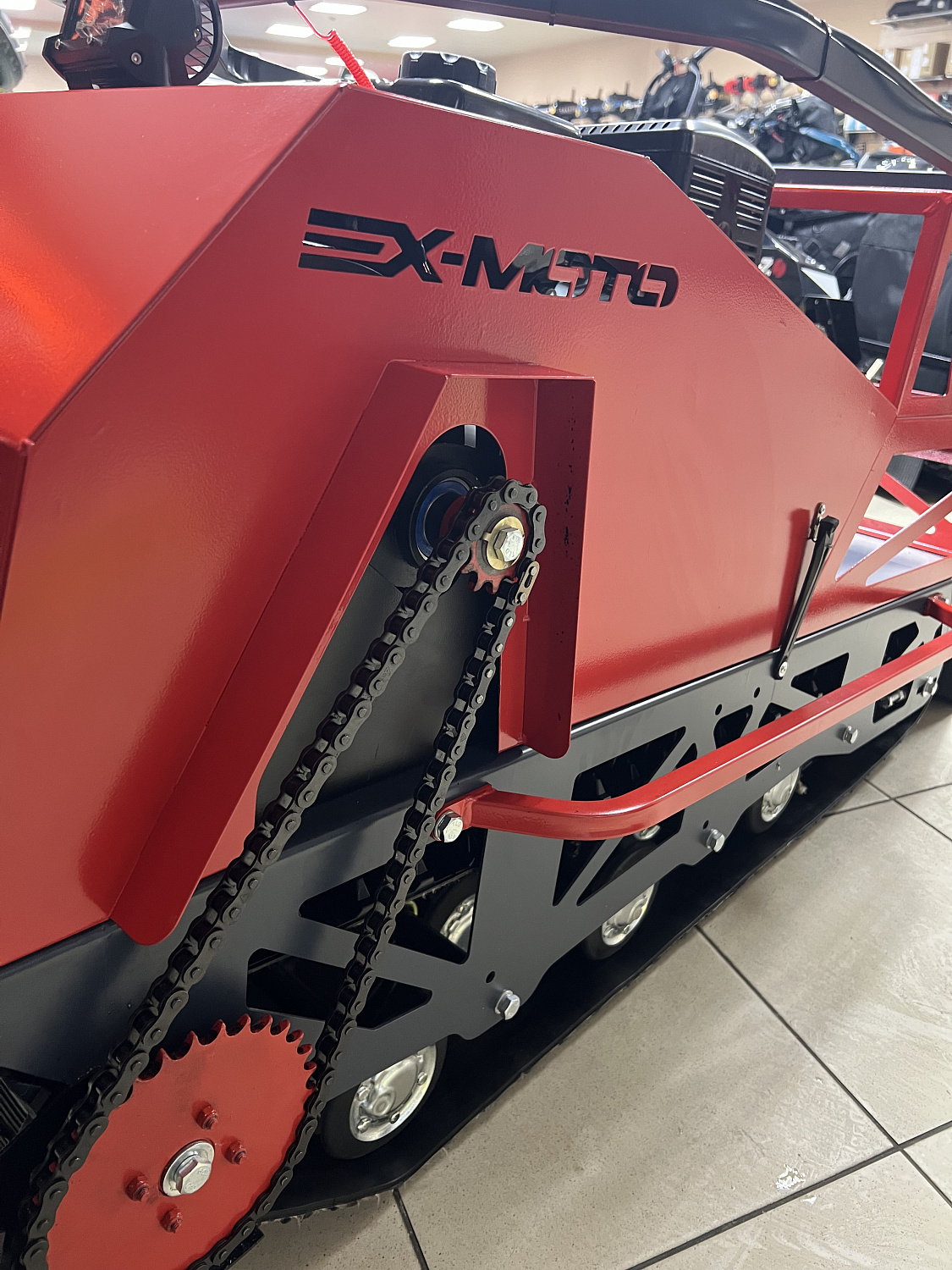 Мотобуксировщик EX-MOTO SNOWDOG S500 15л.с в Туапсе