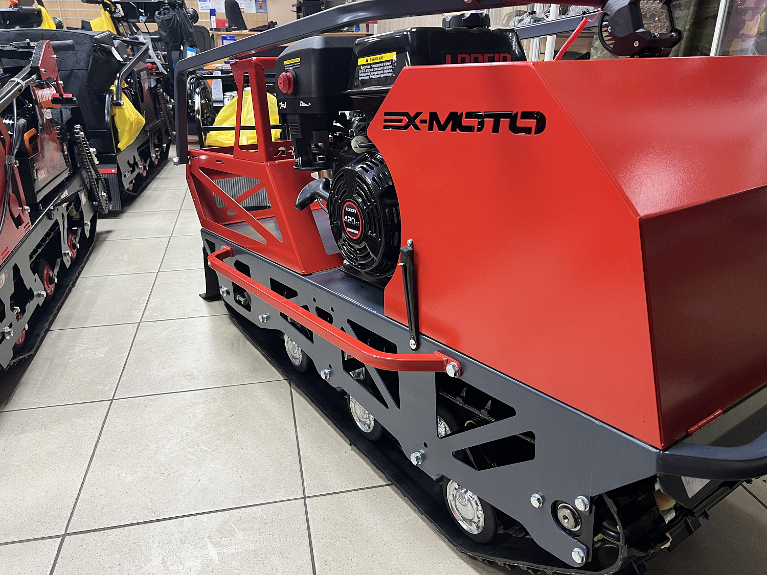 Мотобуксировщик EX-MOTO SNOWDOG S500 15л.с в Туапсе