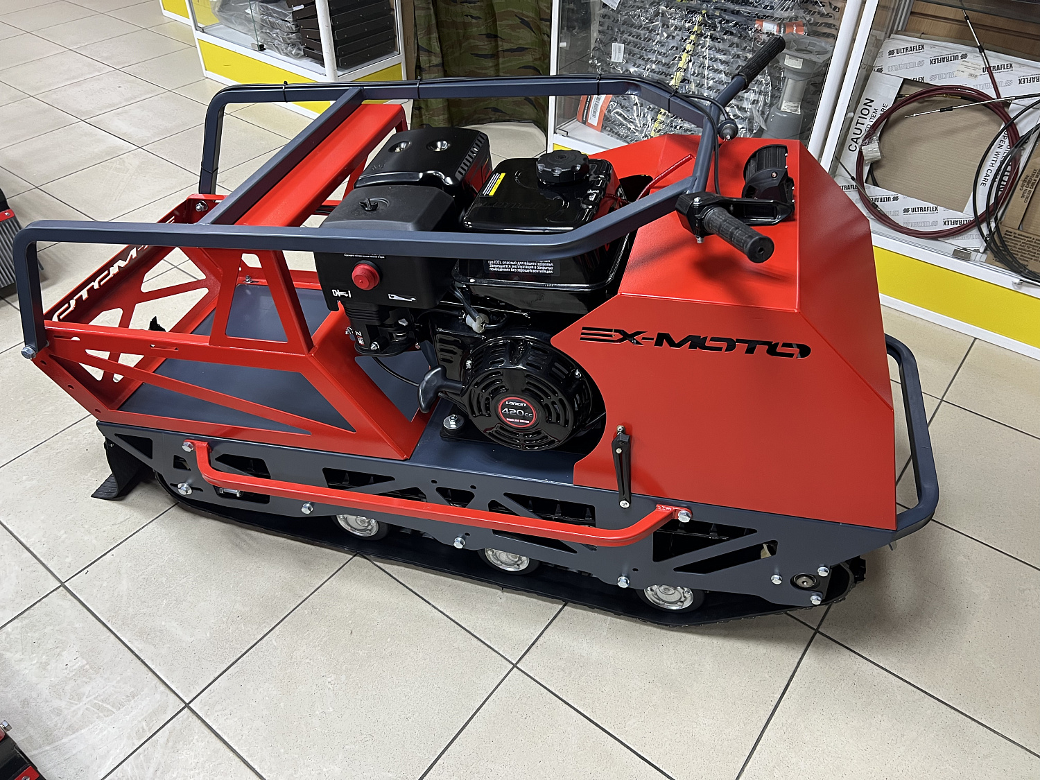 Мотобуксировщик EX-MOTO SNOWDOG S500 15л.с в Туапсе