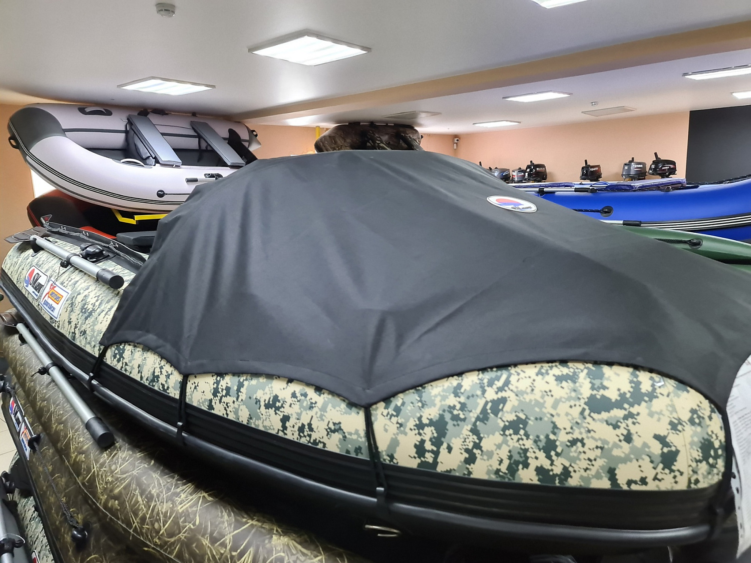 КОМПЛЕКТ НОСОВОГО ТЕНТА К ЛОДКЕ SMARINE AIR MAX 330 ЧЕРНЫЙ в Туапсе