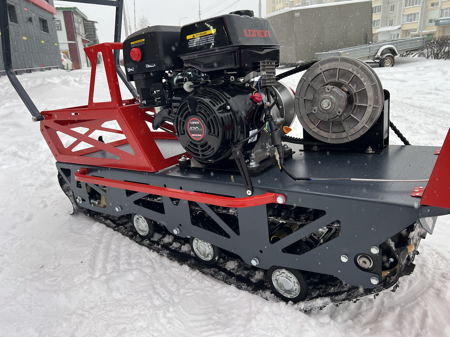 Мотобуксировщик EX-MOTO SNOWDOG S500 15л.с в Туапсе