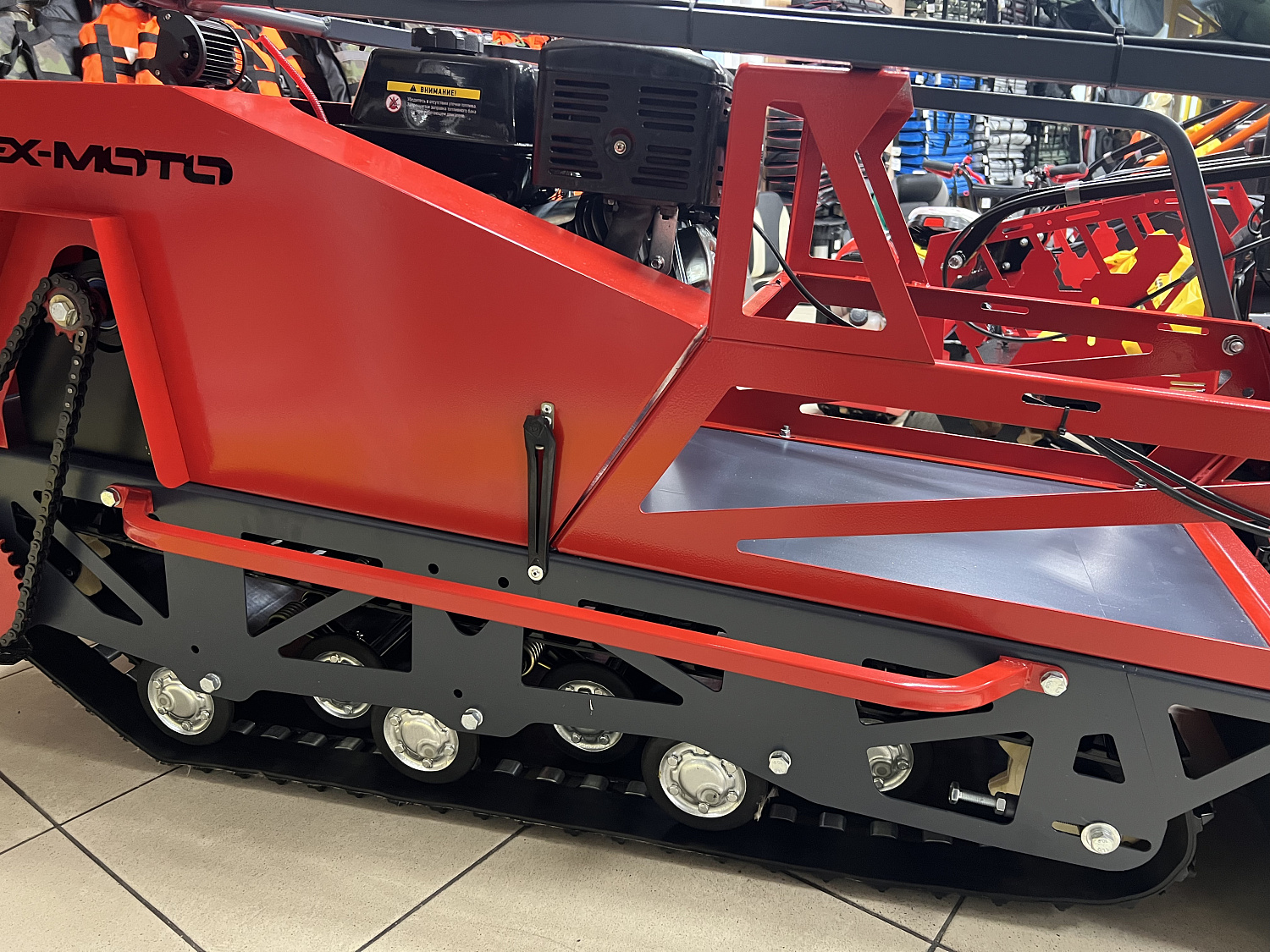 Мотобуксировщик EX-MOTO SNOWDOG S500 15л.с в Туапсе