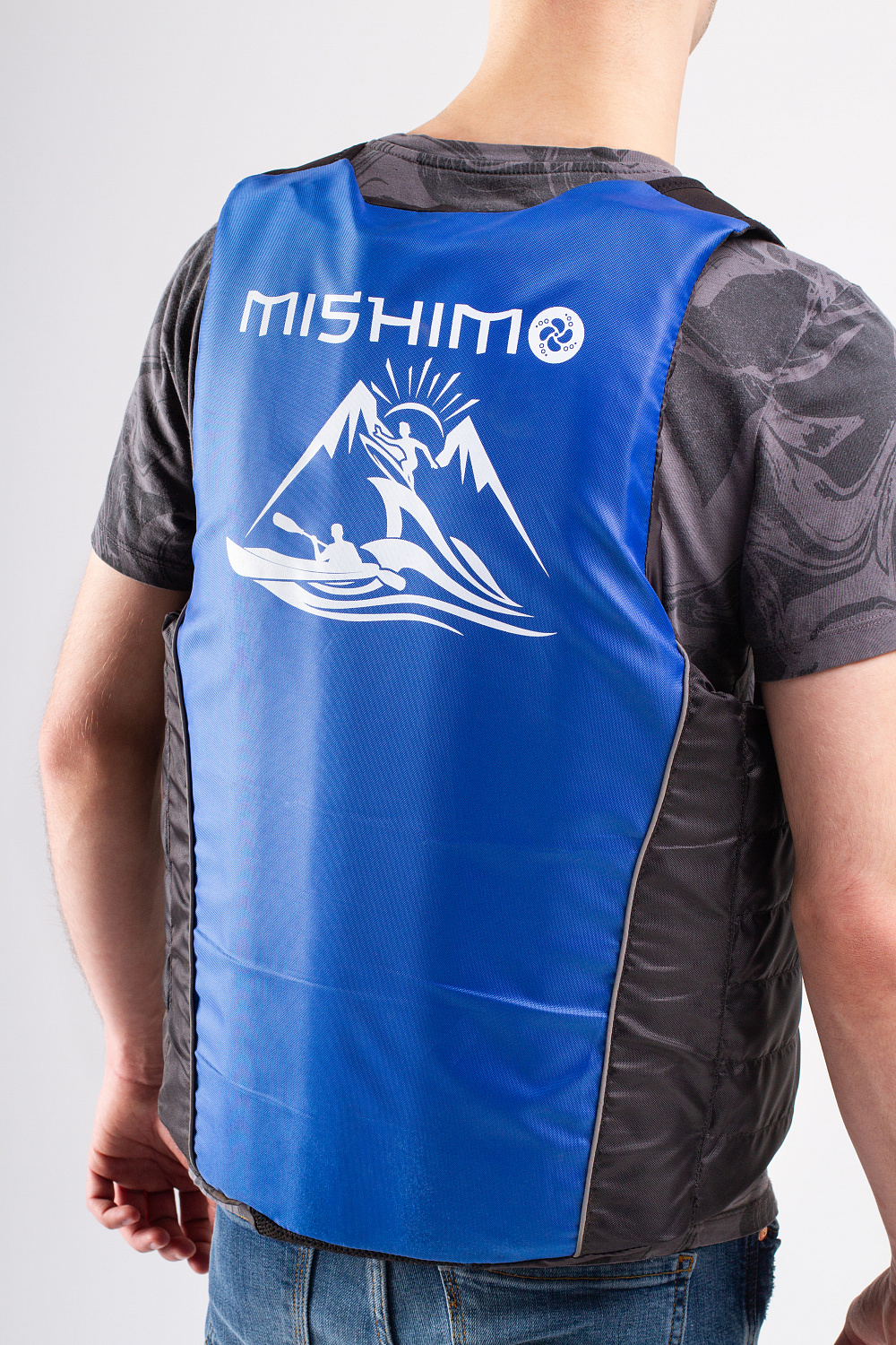 Жилет спасательный MISHIMO PRO Премиум качества Черно-синий в Туапсе